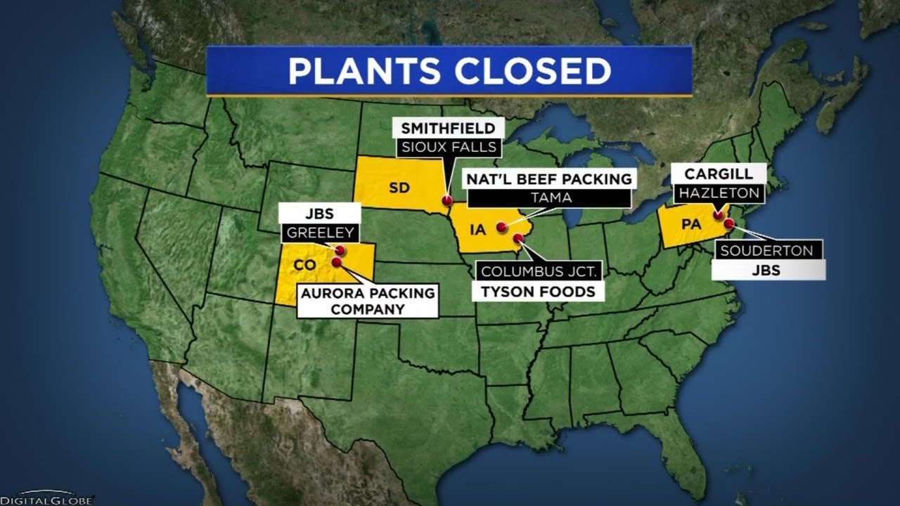 Closure Of Several Meat Packing Plants Not Expected To Hurt National Supply