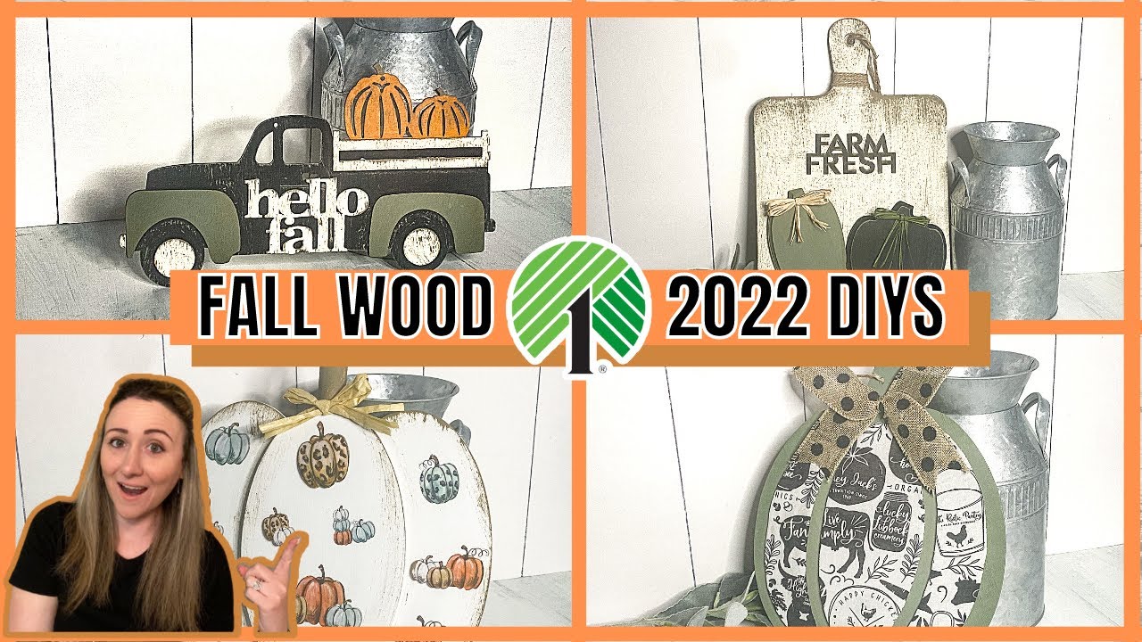 DOLLAR TREE FALL DIYS FOR 2022 | DOLLAR TREE WOOD SIGNS & HACKS | BUDGET FRIENDLY