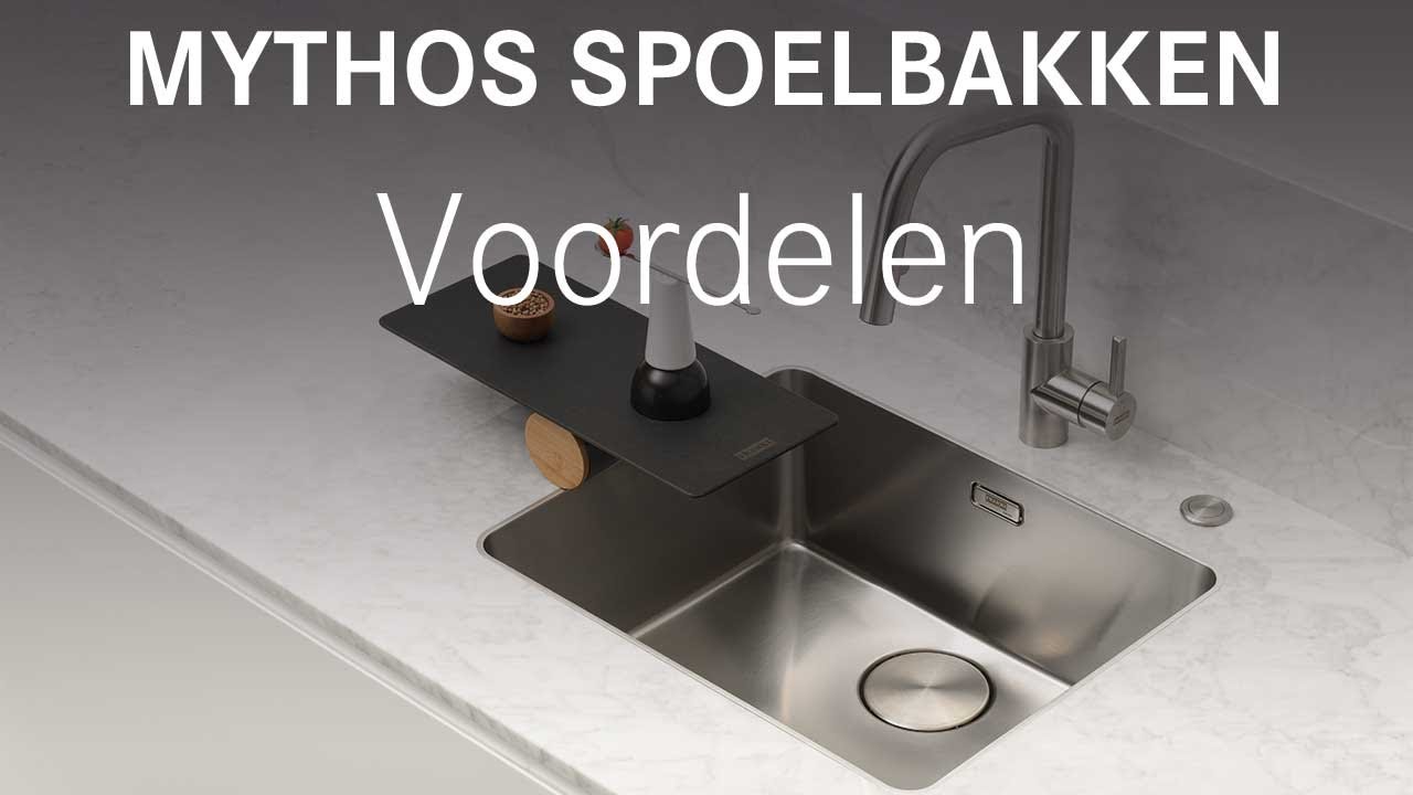 Draai vast klink munt Franke Mythos spoelunits - RVS spoelbakken - Voordelen - Nederlands -  YouTube