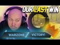 OUR LAST WIN BEFORE WARZONE ZOMBIES  Ft. Nickmercs, Cloakzy & CourageJD