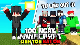 KiraMC Tóm Tắt 100 Ngày Minecraft Sinh Tồn Cùng Làng Bất Ổn !!