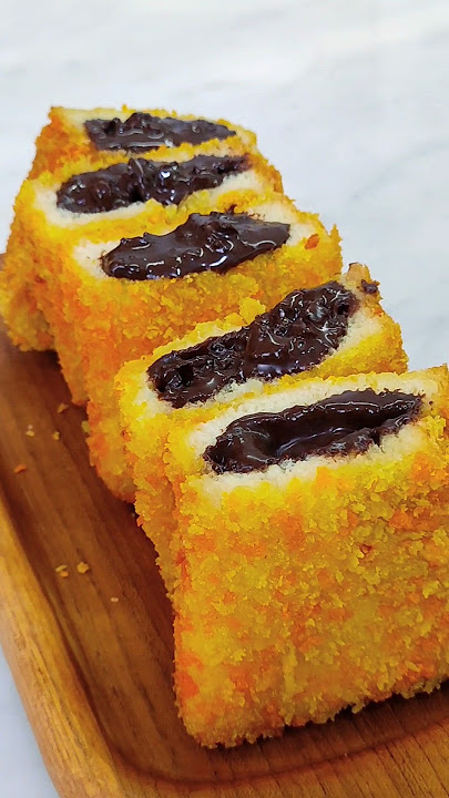 CUMA PAKAI ROTI TAWAR, cemilan simpel ROTI GORENG COKLAT untuk bekal anak #resepsimpel