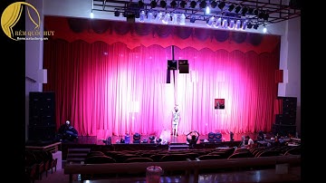 Rèm sân khấu tự động ✅ Automatic stage curtain ✅ Rèm Quốc Huy