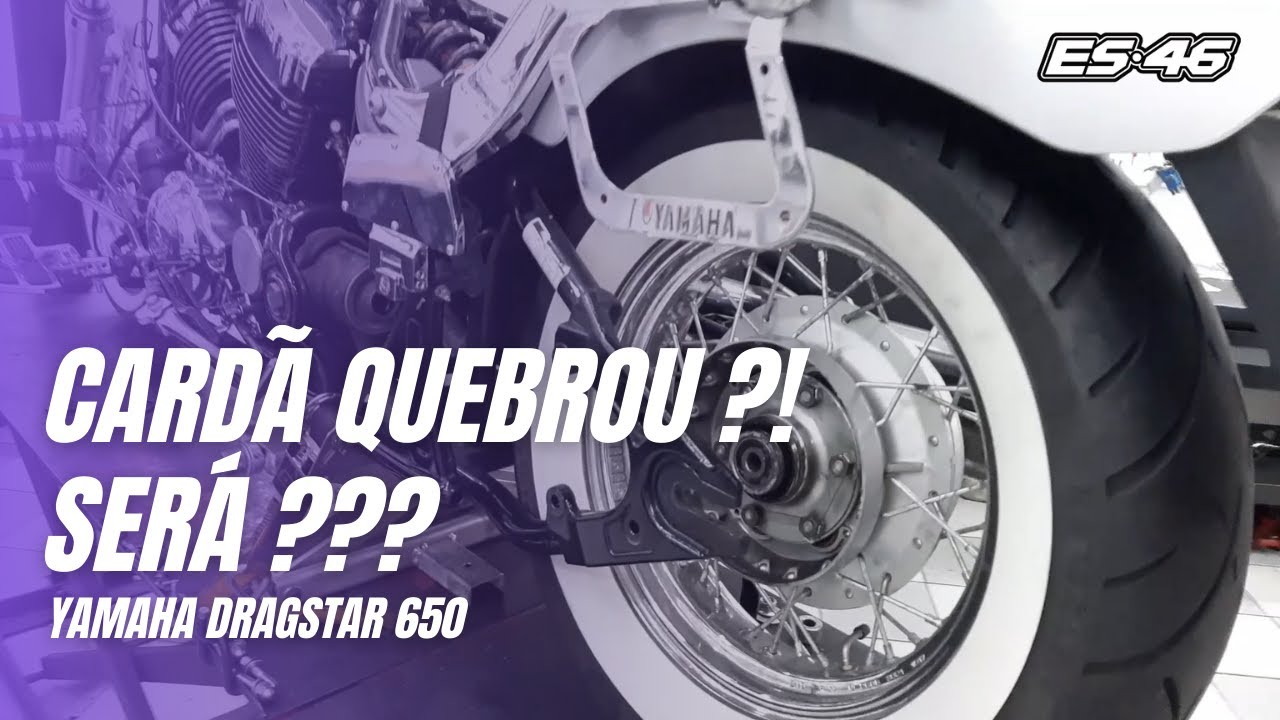 CARDÃ QUEBROU ?! COMO RESOLVER - YAMAHA DRAGSTAR 650
