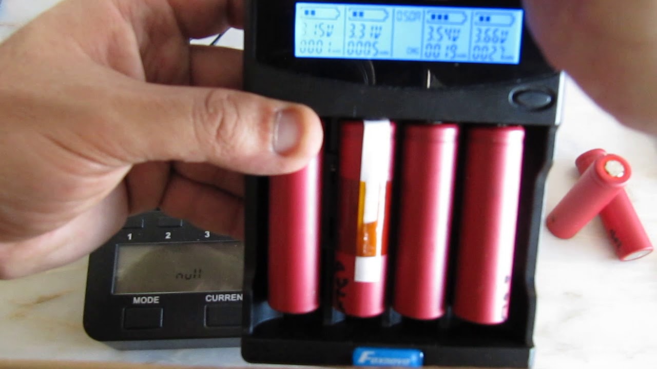 Recuperar 18650 com voltagem abaixo de 1V com Foxnovo Digital Charger