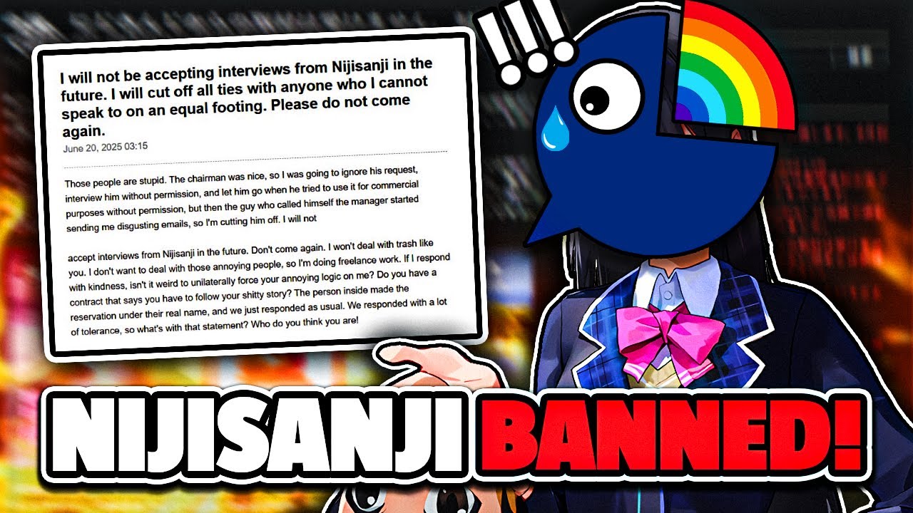 Nijisanji BANNED from Creepy Museum Following INSANE Crashout