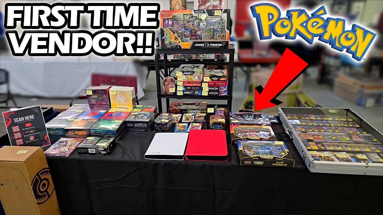 My FIRST TIME Vending Pokemon Cards First TCG Show Vendor my-first-time-vending-pokemon-cards-first-tcg-show-vendor