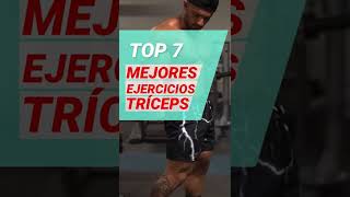 🔝 7 MEJORES EJERCICIOS de TRÍCEPS #triceps #ejercicios #gym