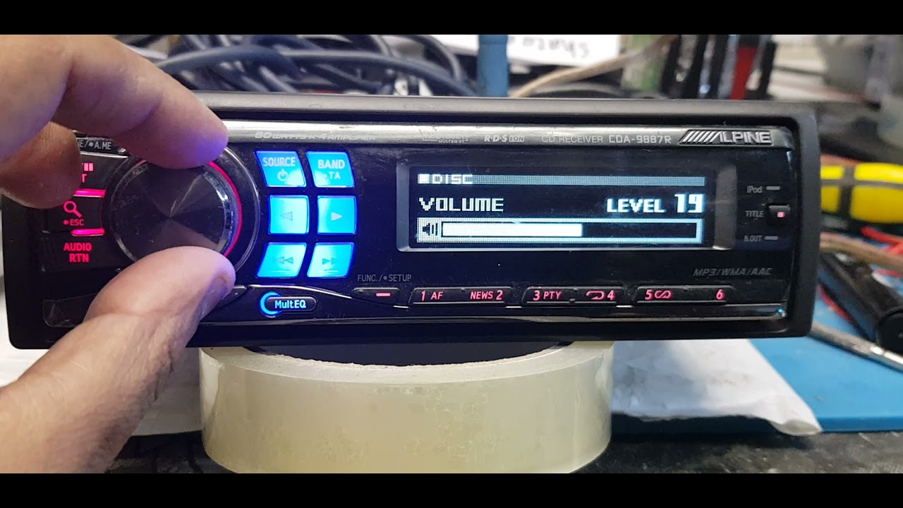 Alpine 9887r - YouTube