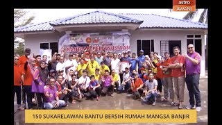 150 sukarelawan bantu bersih rumah mangsa banjir