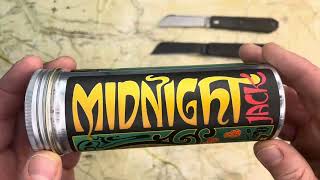 Jack Wolf Knives Midnight Jack February 2024 Release: Slip Joint Pocket Knife Up Close