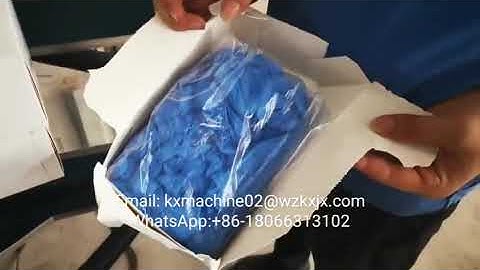 High Speed Latex Gloves Carton Box Packing Machine Nitril Gloves Packing Machine