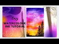 Easy watercolour ink tutorial  pal creation