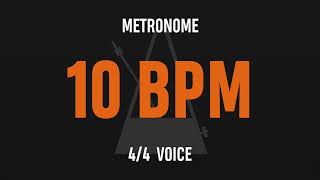 10 BPM 4/4 - Best Metronome (Sound : Voice)
