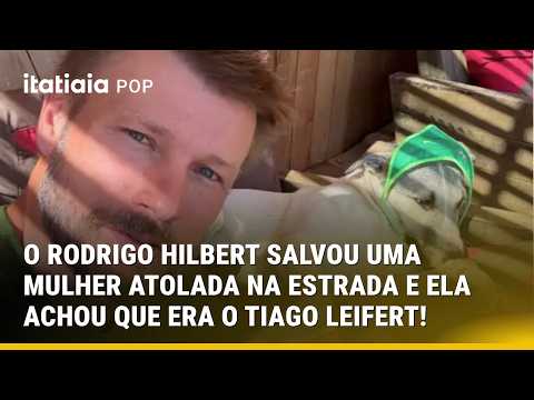 RODRIGO HILBERT RESGATA MULHER NA ESTRADA E VÍTIMA AGRADECE: ‘HUMILDE’