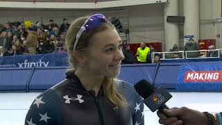 Greta Myers Sets The Tone For 2026 With 3,000M Victory At U.s. Olympic Speedskating Trials