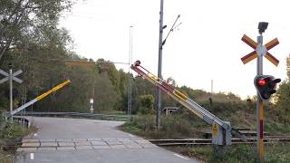 Järnvägsövergång Ekskogen Swedish Railroad Crossing