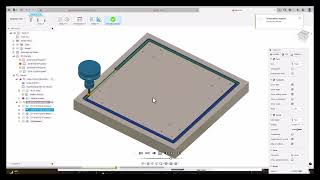 Simulation of cnc cut pattern using fusion360. #fabrication #engineering #cncsoftware #automation