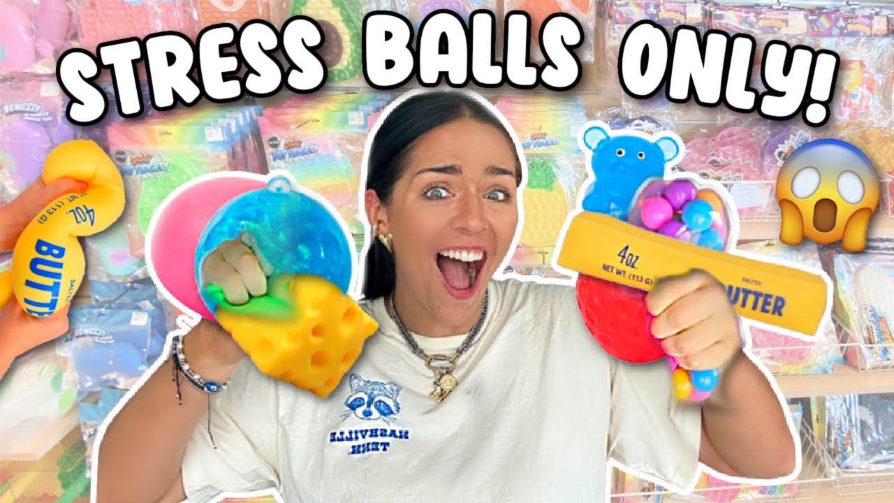 I bought every STRESS BALL from five below!!🤑