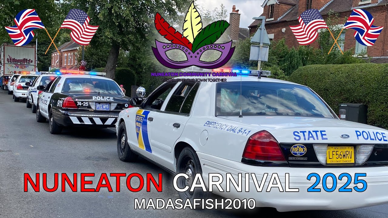 Nuneaton Carnival 2025 - (7) American Police Cars in the UK