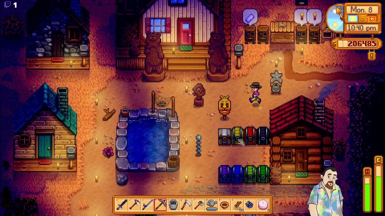 stardew valley preserving bin madness YouTube