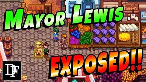 Mayor Lewis Exposed! Gold Statue Event! - Stardew ...