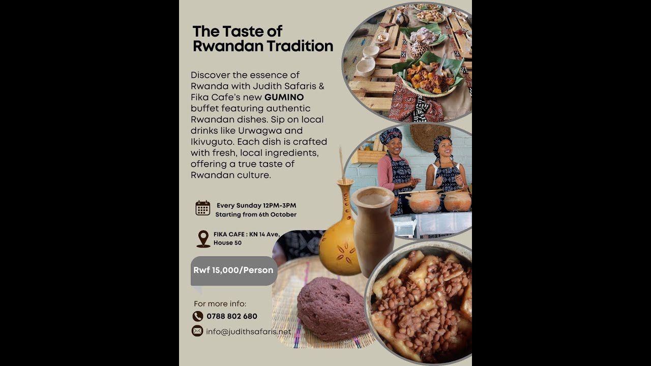 Traditional Rwandan Buffet at Fika Café | Gumino Buffet Every Sunday ...