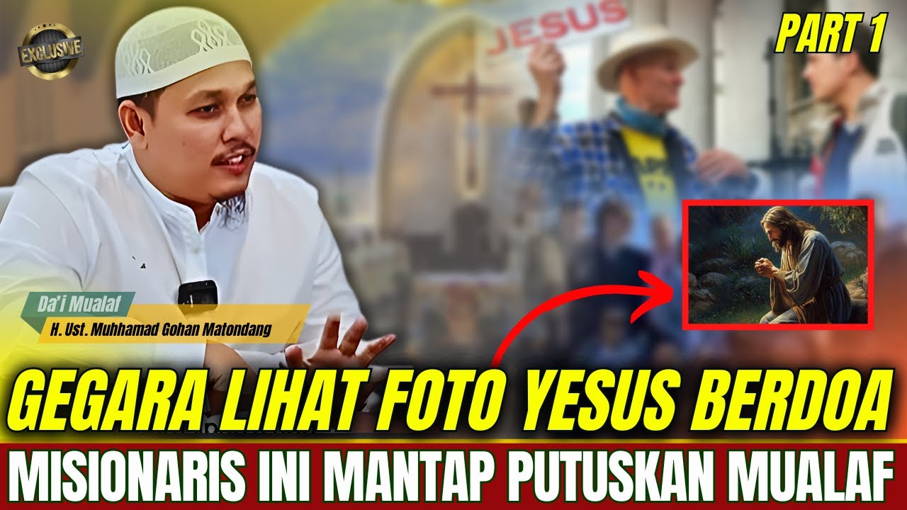Subhanallah…Misionaris Ini Masuk Islam Karena Foto Ini!” 😱 | Kisah Mualaf Part 1