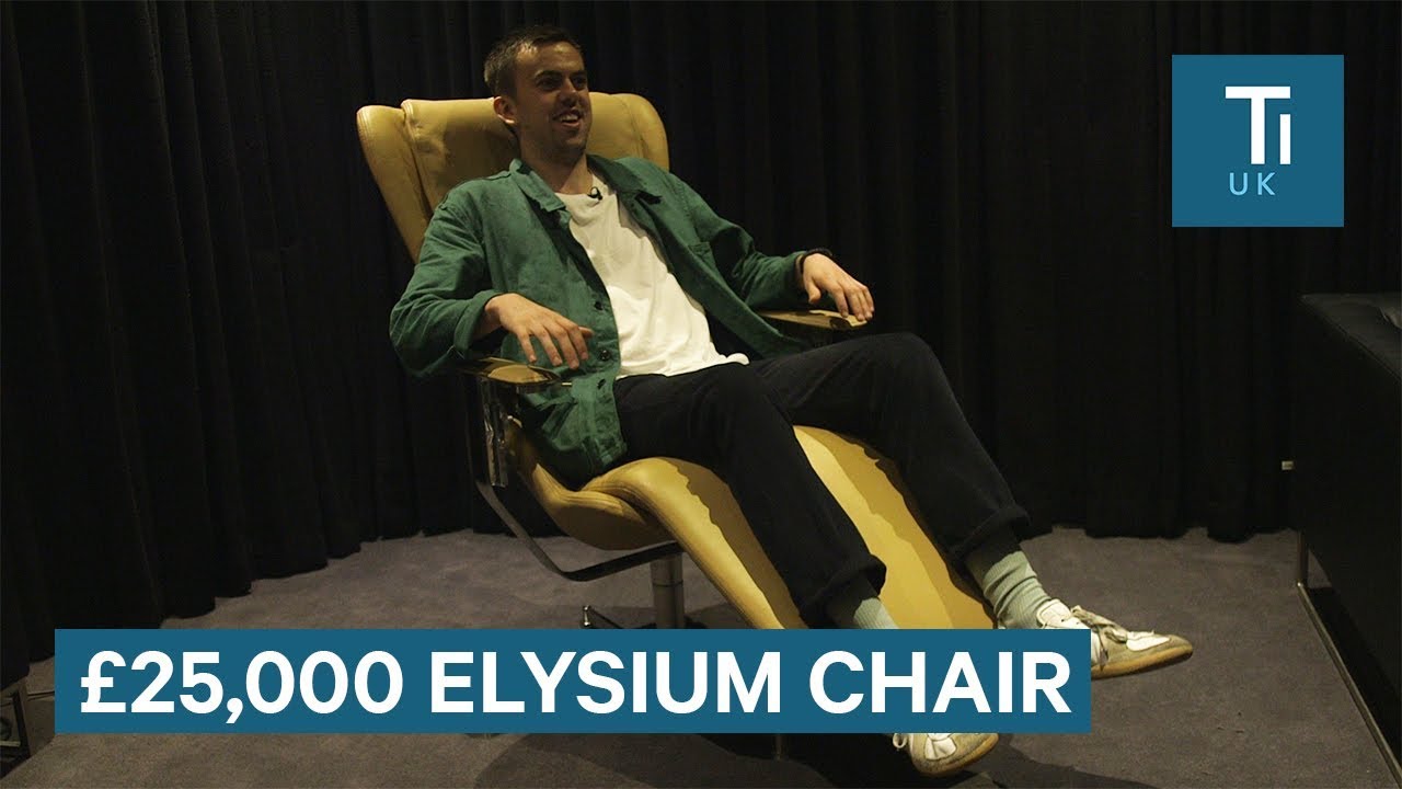 £25,000 Elysium Chair Simulates Weightlessness - YouTube