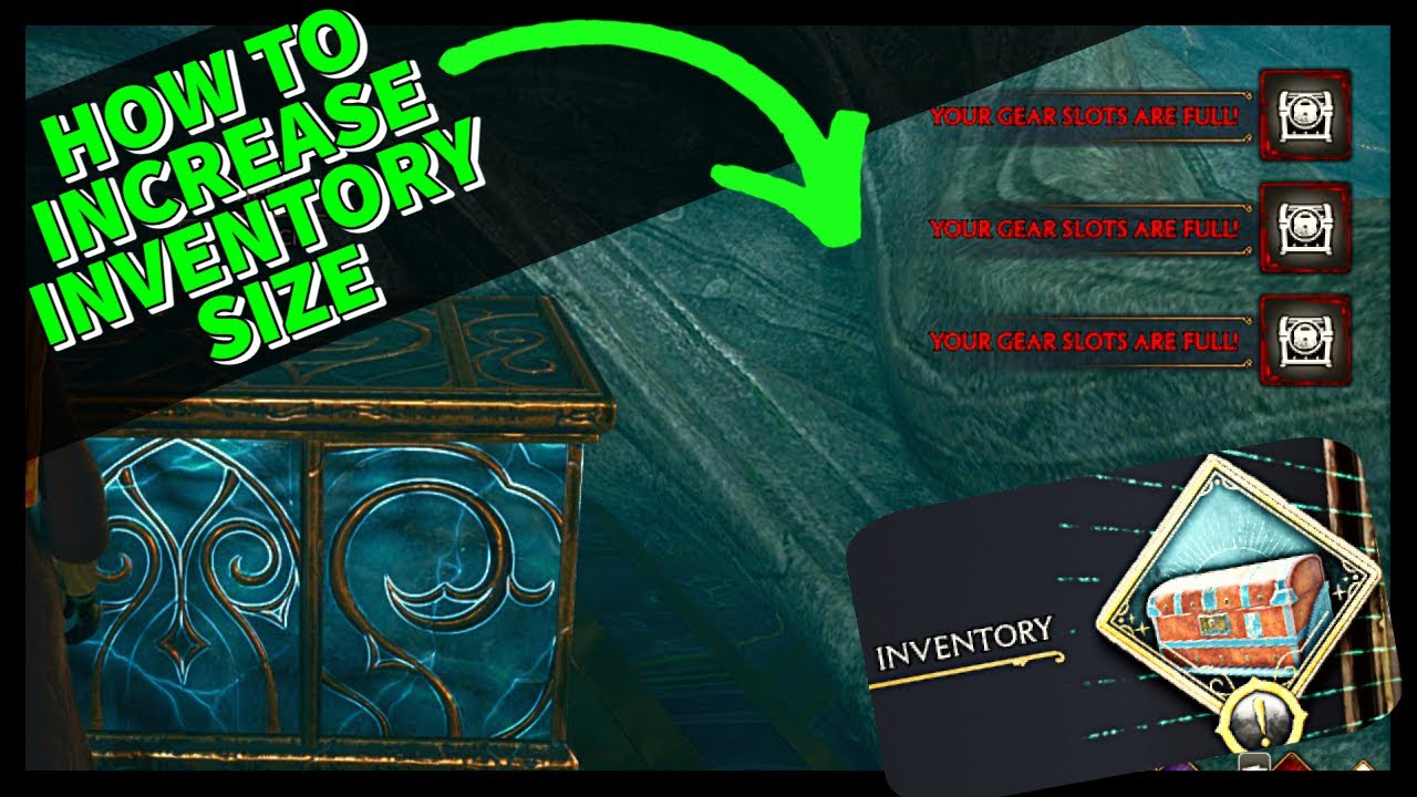 How to INCREASE Inventory SIZE in HOGWARTS LEGACY!!! - YouTube