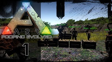 ARK SURVIVAL EVOLVED! | First Day! | Episode 1 (Ark Pooping Evolved Server)