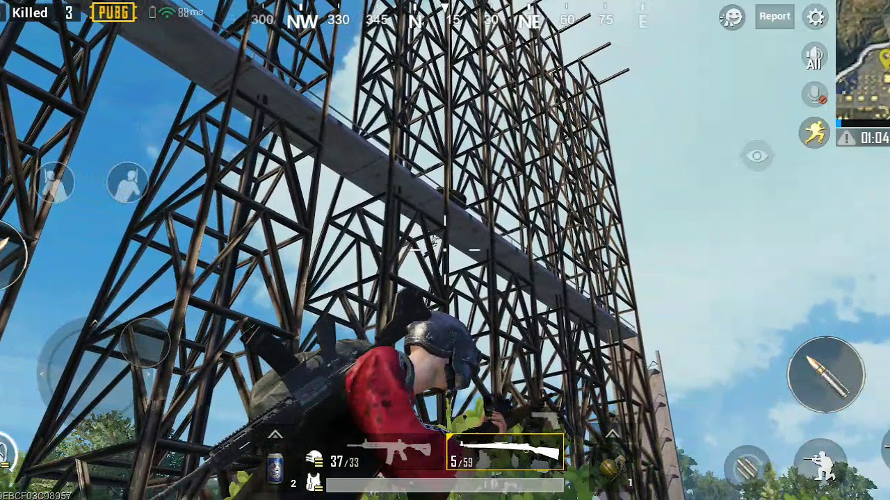 PUBG MOBILE Parachute Glitch