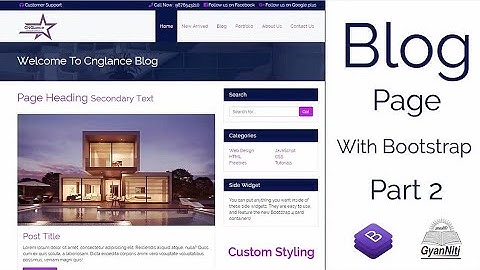 Web UI Development Tutorial Part - 22 | How to set Blog color scheme