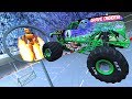 BeamNG.drive - Monster Truck stunts, jumps, crashes, crushing cars, fails #7