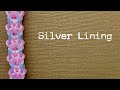 Rainbow loom bands rubber band bracelet tutorial silver lining