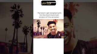 When Group Projects Are Just A Disasters Waiting To Happen! 🫠 #shorts #lawassignmenthelperuk