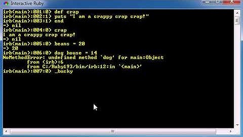 Ruby Programming Tutorial 12 More About Variables & Methods!