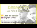 Despacito - English and Spanish Lyrics translated subtitles