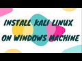 How to use Kali linux on Windows 10 and Windows 8 and Windows 7 | how to...