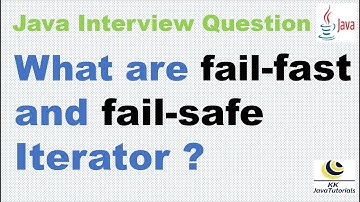 What are fail fast and fail safe Iterator ? || Java Collection Interview Question