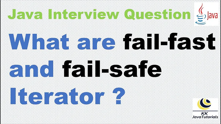 What are fail fast and fail safe Iterator ? || Java Collection Interview Question