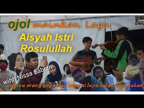 Ojol Prank, mainkan lagu Aisya Istri rosulullah, pengunjung restoran sampai lupa kalau lagi makan.