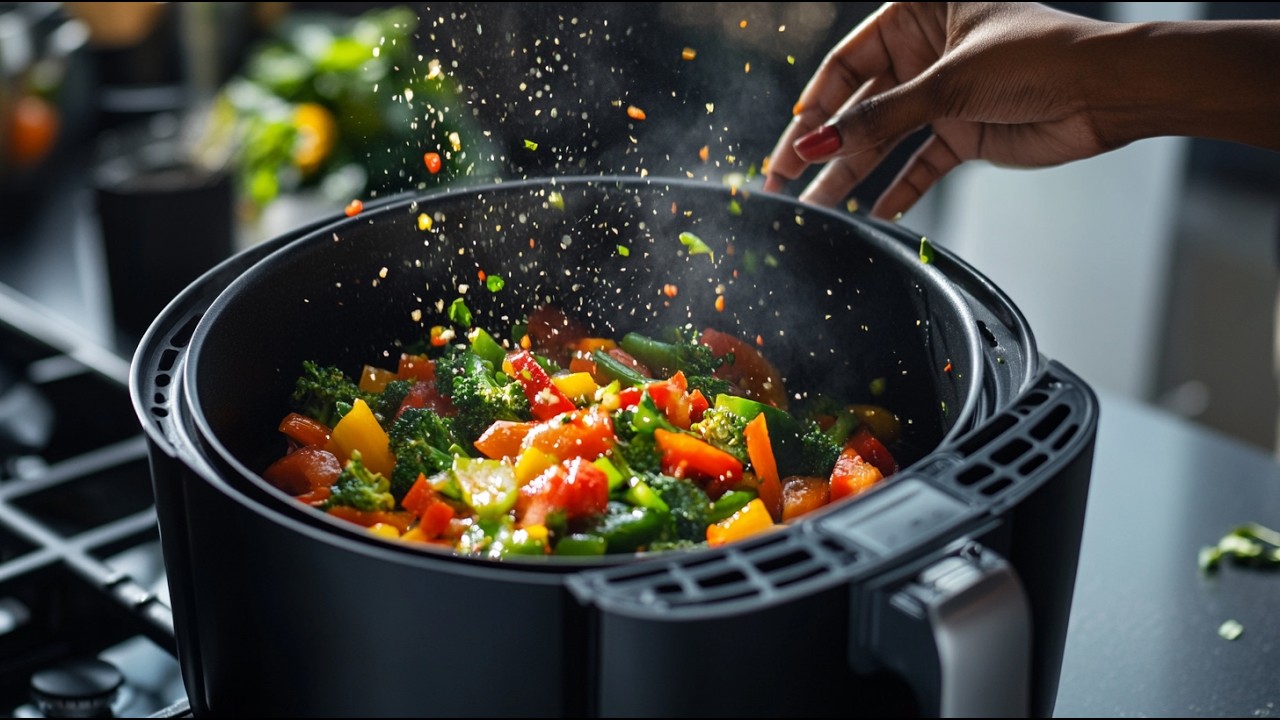 Recette INRATABLE : Les légumes sautés au Air fryer