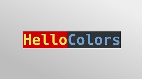 #5 - Color terminal output in Rust programming language.