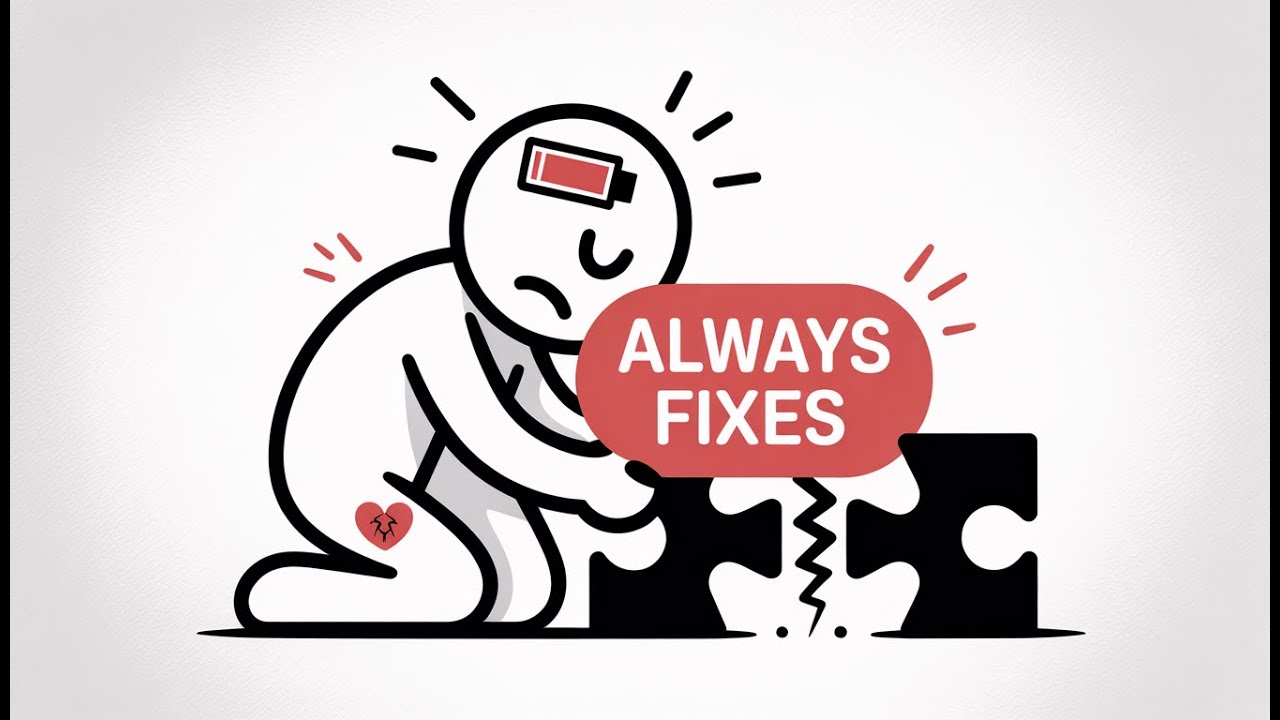 Psychology of people who always fix problems even when exhausted.