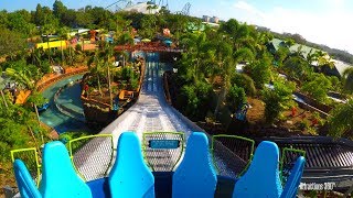 [4K] World's Tallest Raft Drop Ride POV  NOW OPEN  Infinity Falls