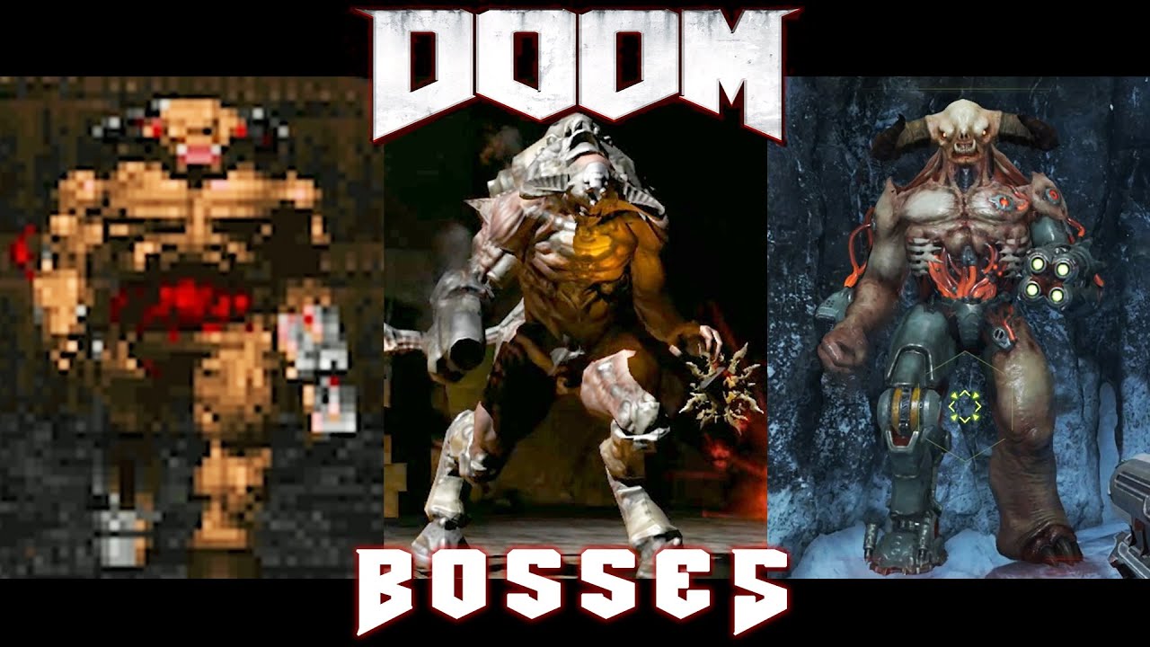 All Bosses of DOOM (1993 - 2020) YouTube