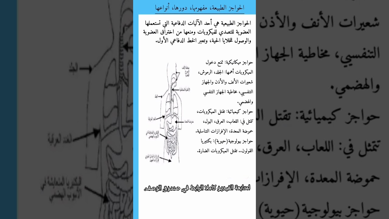 الحواجز الطبيعية مفهومها، دورها، أنواعها 4 متوسط
