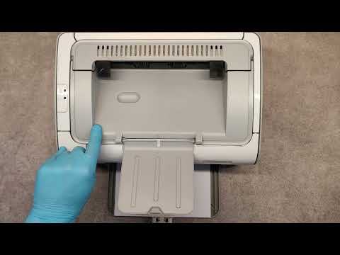 HOW TO PRINT SELF TEST PAGE ON HP LASERJET P1102