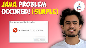 How To Fix Java Exception Has Occured Problem | Social Tech Insider